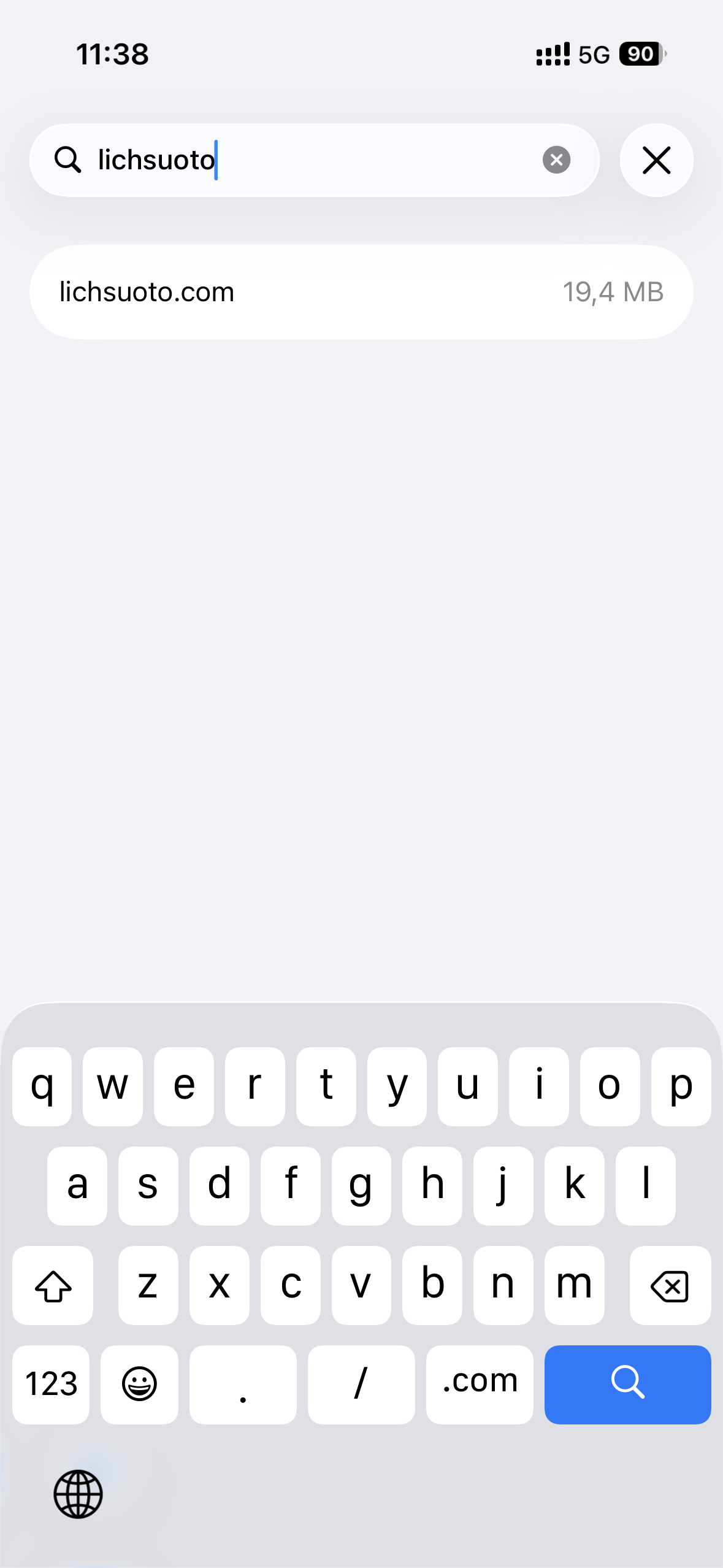 Quản lý dữ liệu trang web trên Safari iPhone